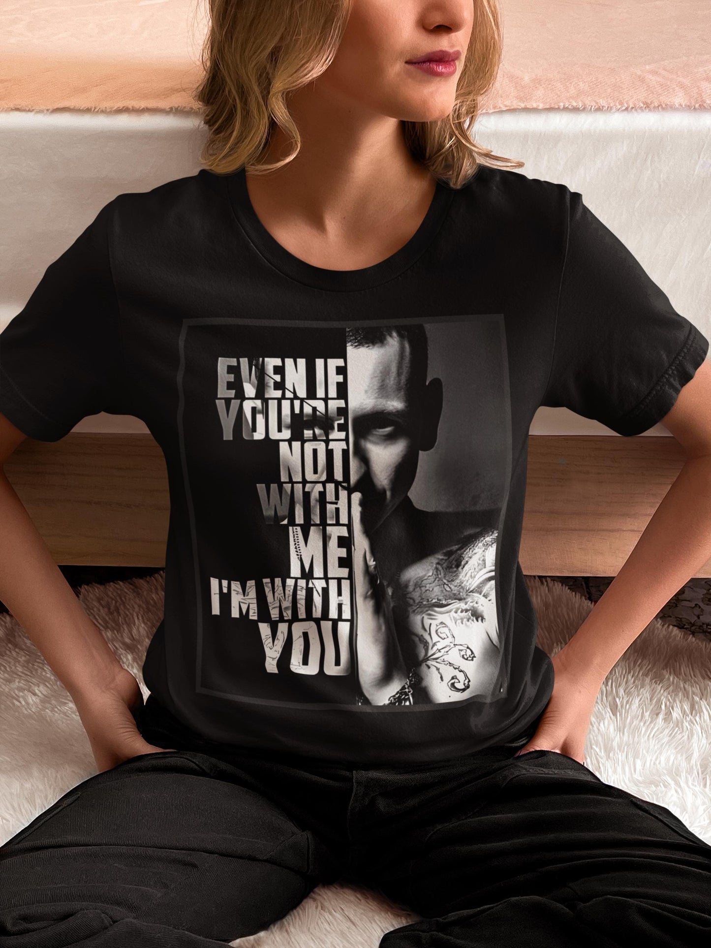 "With You" Song Lyrics Chester Bennington T-shirt and Sweatshirt