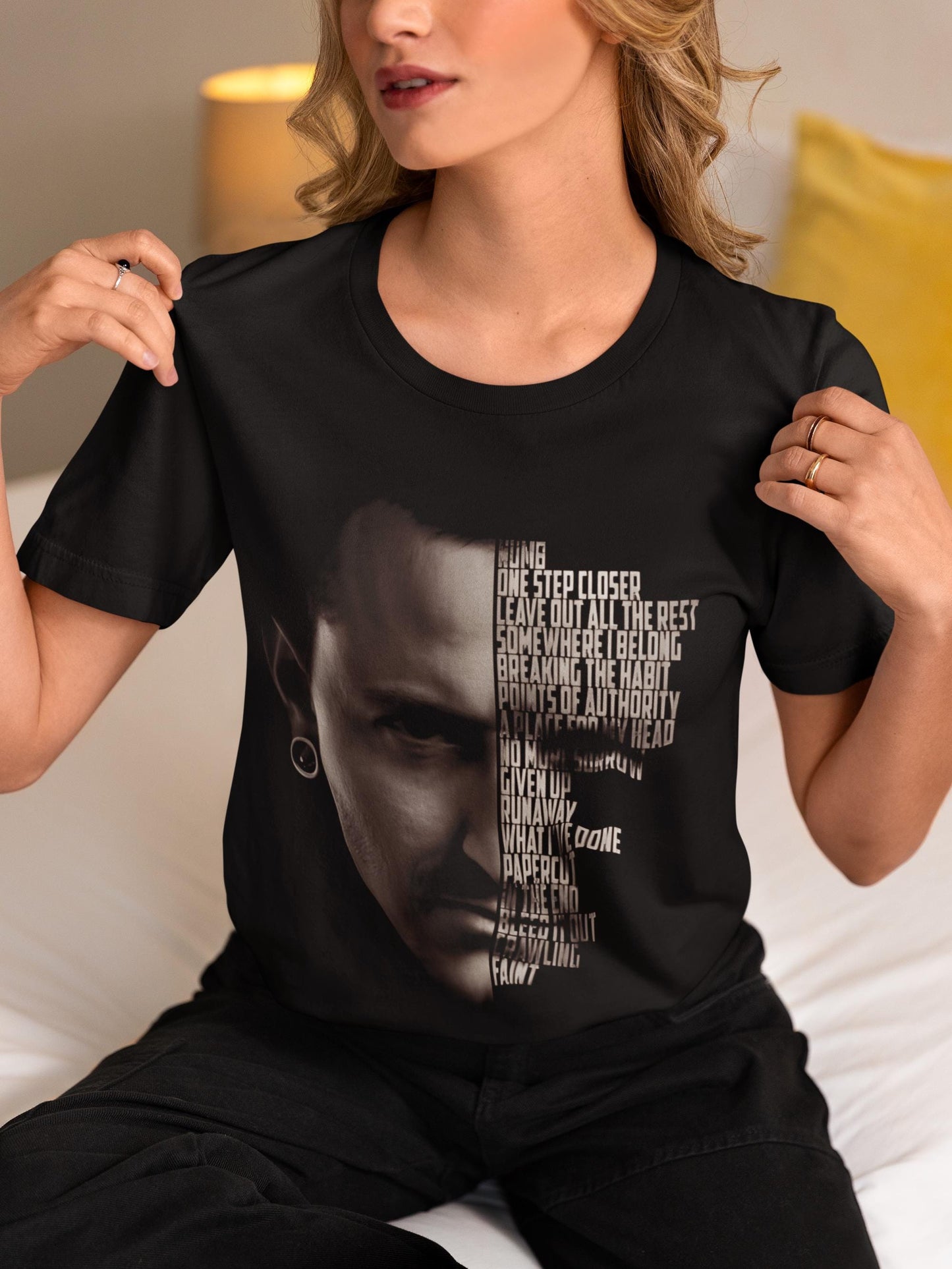 Chester Bennington Hit Songs Design T-shirt and Sweatshirt