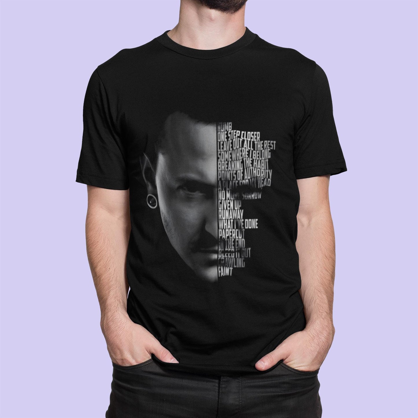 Chester Bennington Hit Songs Design T-shirt and Sweatshirt