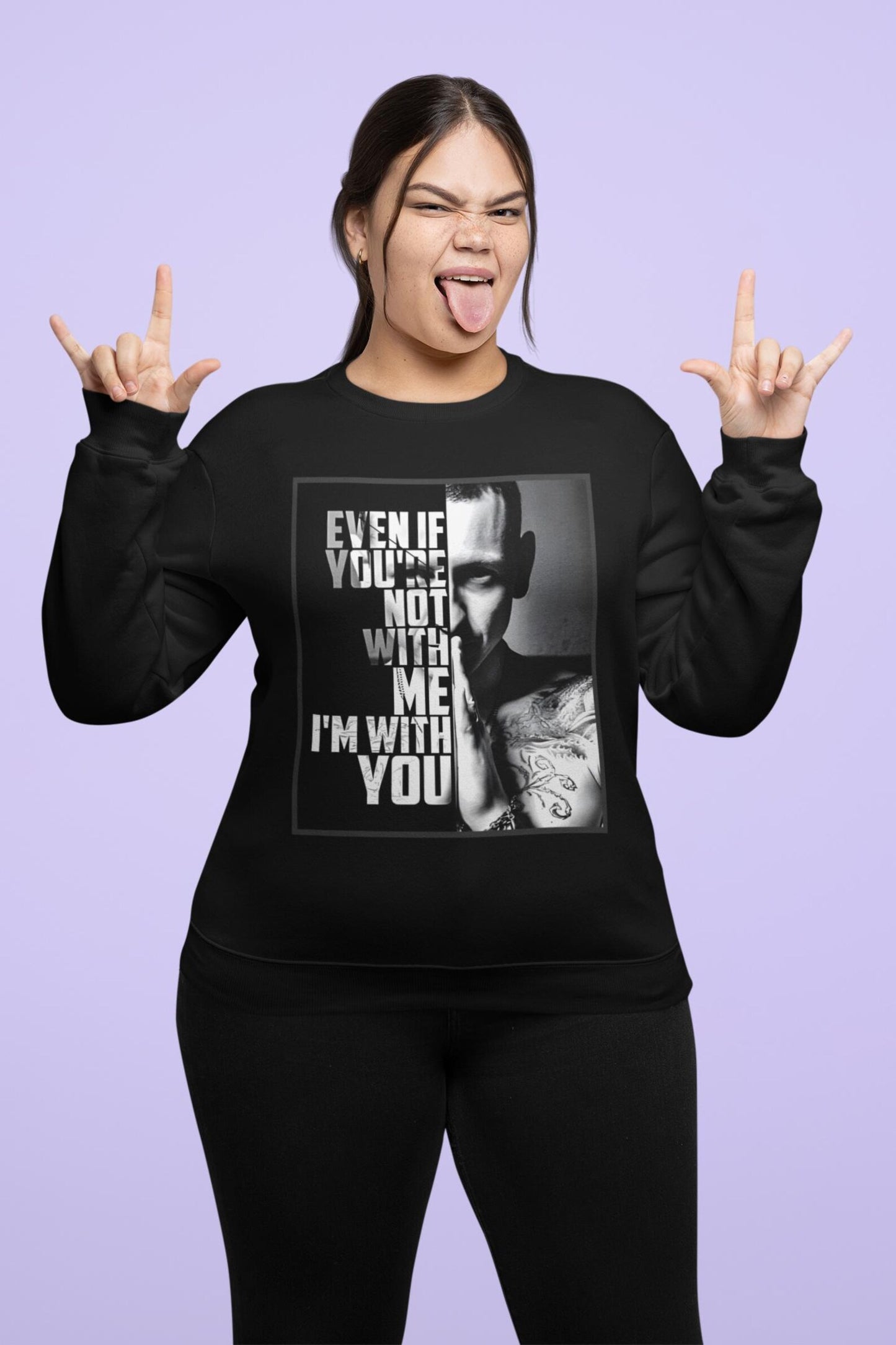 "With You" Song Lyrics Chester Bennington T-shirt and Sweatshirt