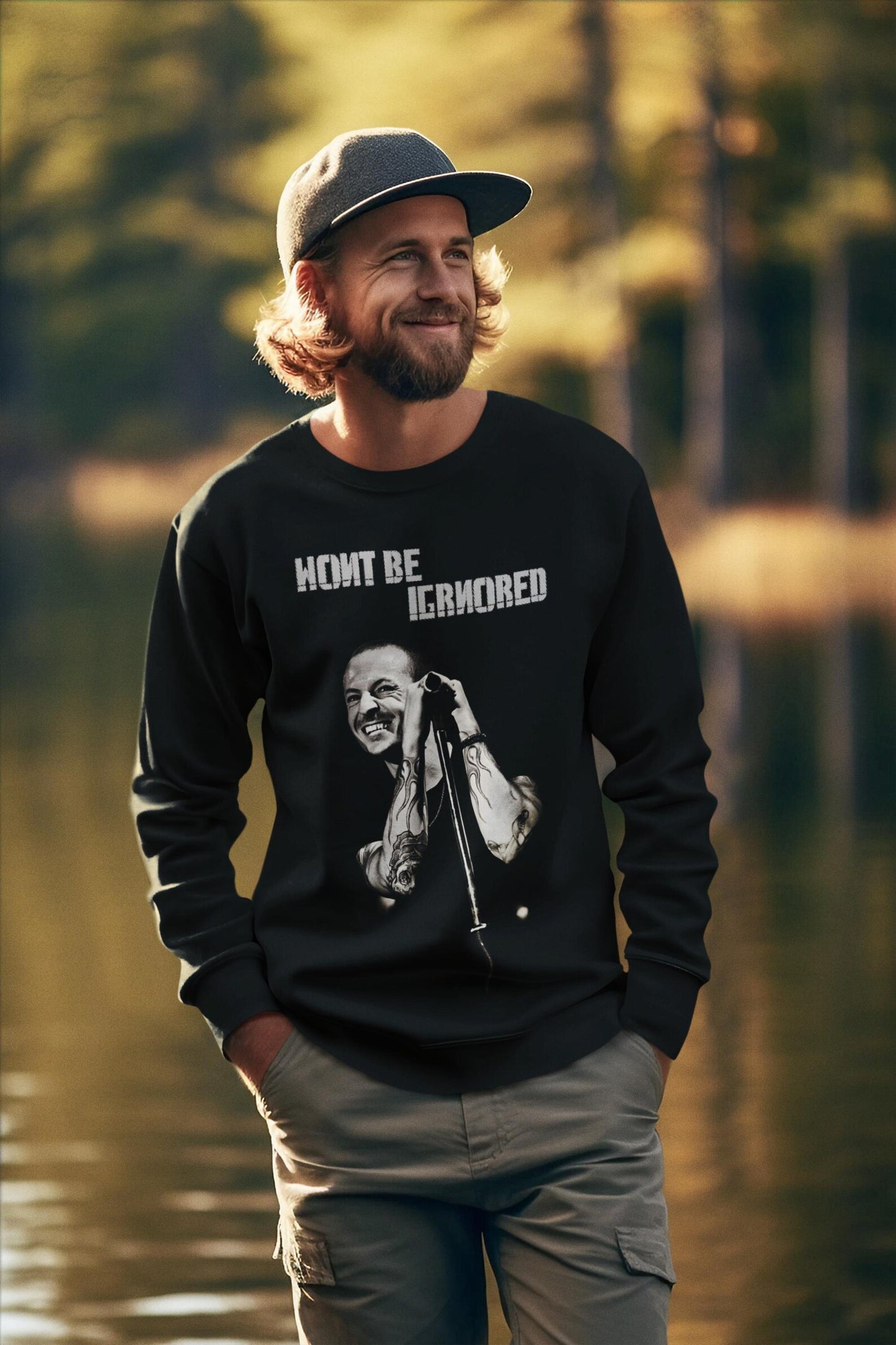 "Wont be Ignored" Chester Bennington "Faint" Linkin Park Lyrics T-Shirt and Sweatshirt