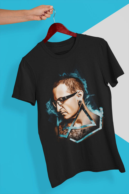 Chester Bennington Linkin Park Hexagon Logo Graphic T-shirt and Sweatshirt
