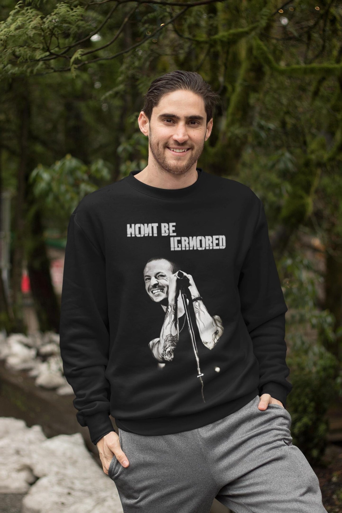 "Wont be Ignored" Chester Bennington "Faint" Linkin Park Lyrics T-Shirt and Sweatshirt