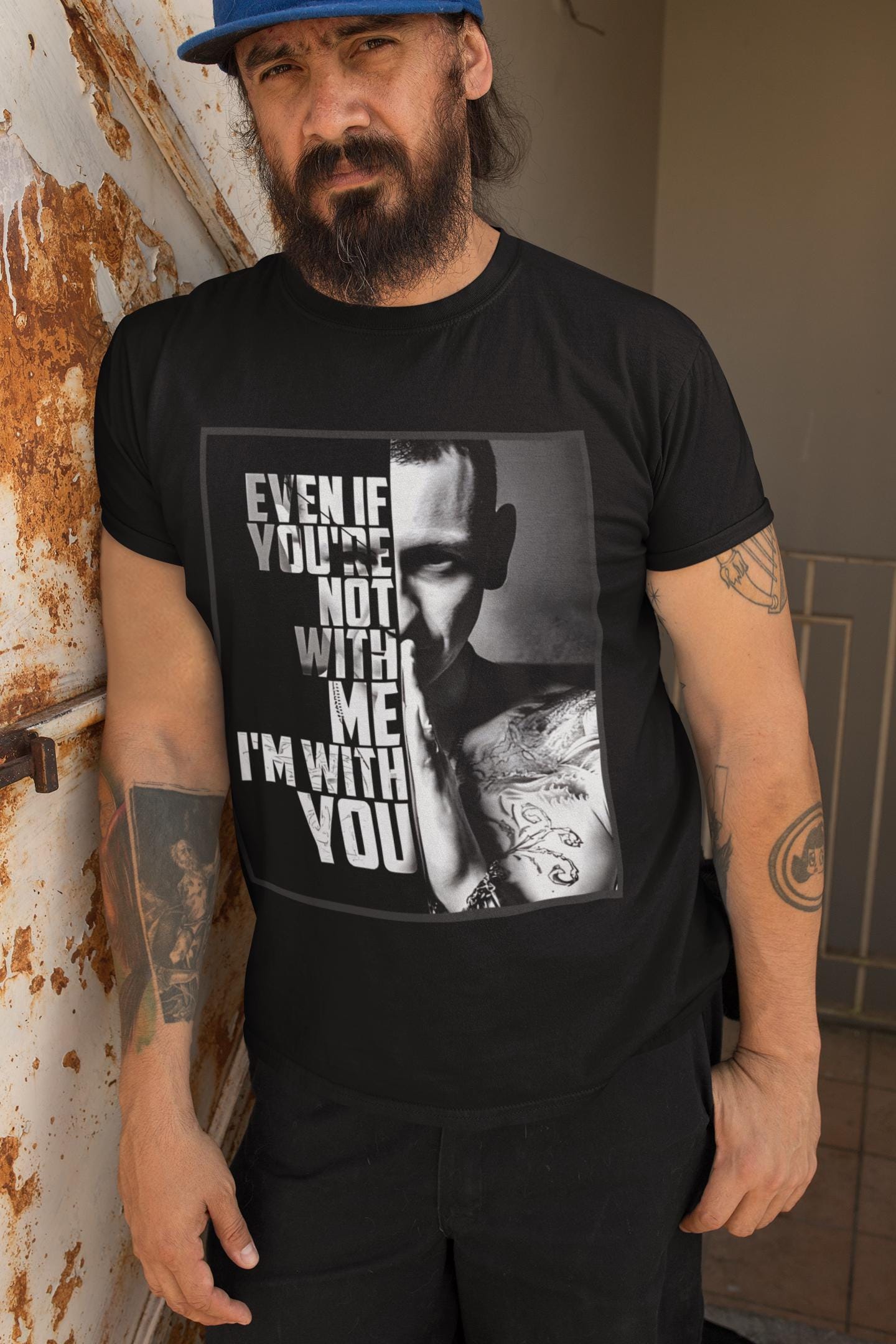 "With You" Song Lyrics Chester Bennington T-shirt and Sweatshirt