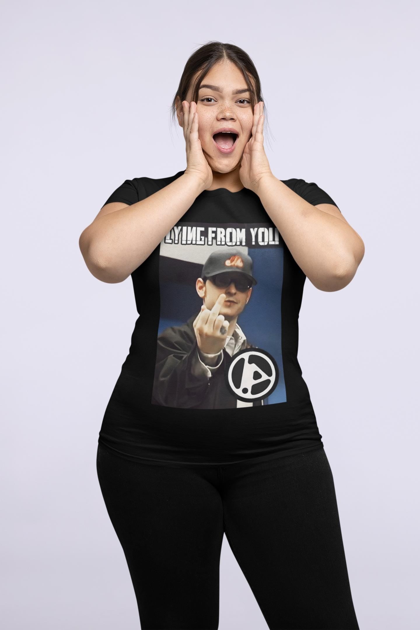 "Lying From You" Chester Bennington Showing Middle Finger Graphic T-Shirt and Sweatshirt